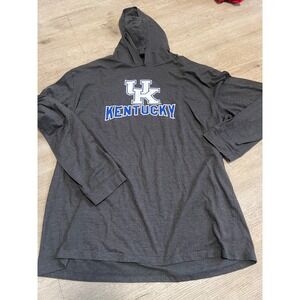 Concepts Sport Kentucky Wildcats Hoodie T-Shirt Mens XXL Charcoal Grey UK Logo